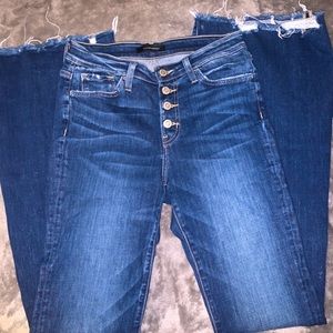 Flying monkey 5 button flare jean